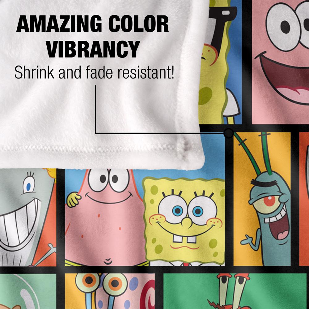 SpongeBob SquarePants Tile Print Blanket