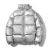 Herren Reflektierende Winter-Stehkragen-Baumwolljacke 2024