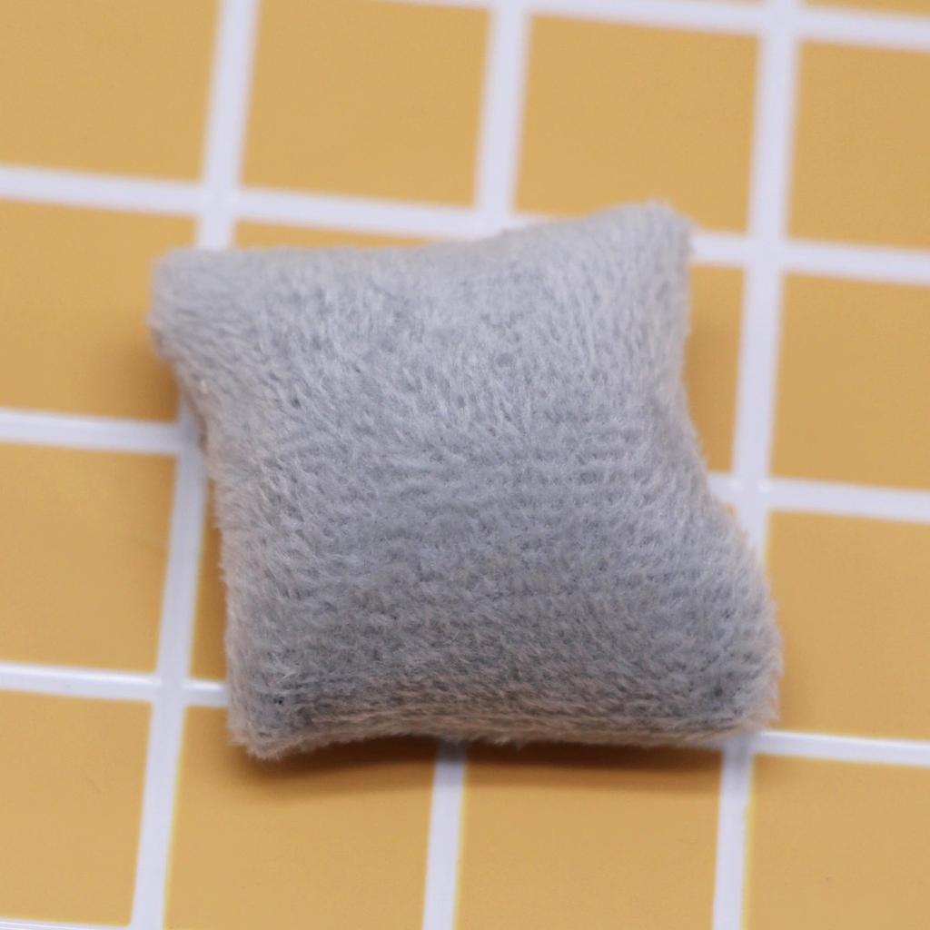 4 Stück 1/12 Puppenhaus Miniatur Kissen Kissen für Sofa Couch Bett Möbel Spielzeug