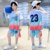 Boys' Short Sleeved Jersey Sports Suit T-shirt