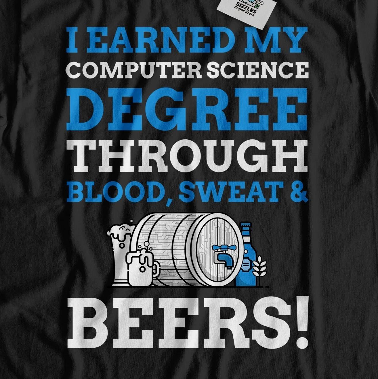 Unisex Funny Computer Science Degree T-Shirt Coding Computing Graduate Gifts M