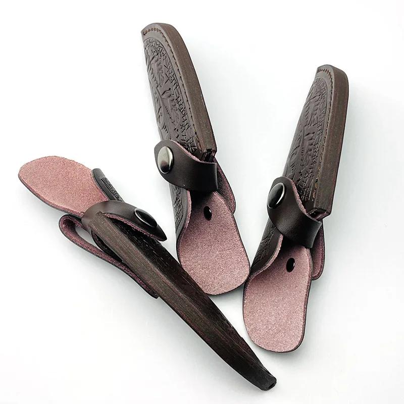 1PCS Home DIY Fixed Blade Knife Tool Parts Outdoor Knife Carrying and Storage Leather Case Accessories For Knife