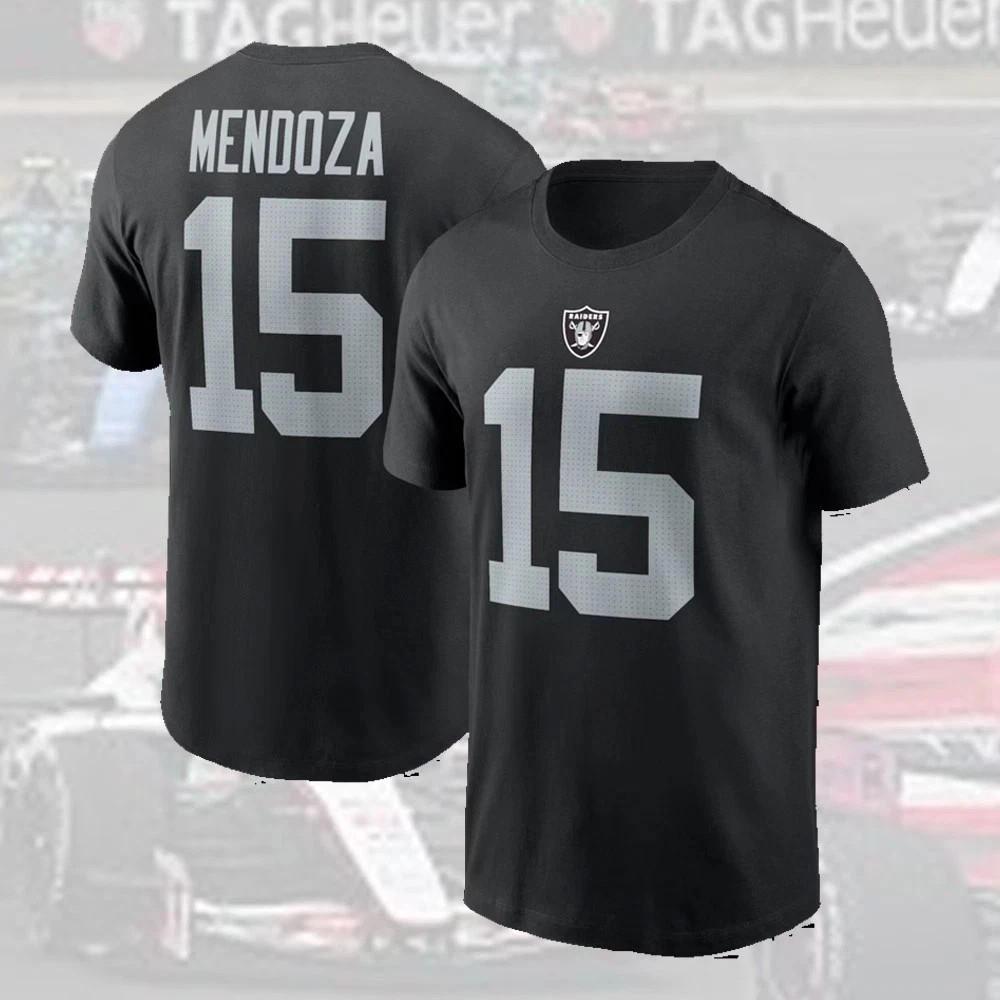 Ristampa Fernando Mendoza #15 Las Football Team Nome e Numero Regalo S - 4XL