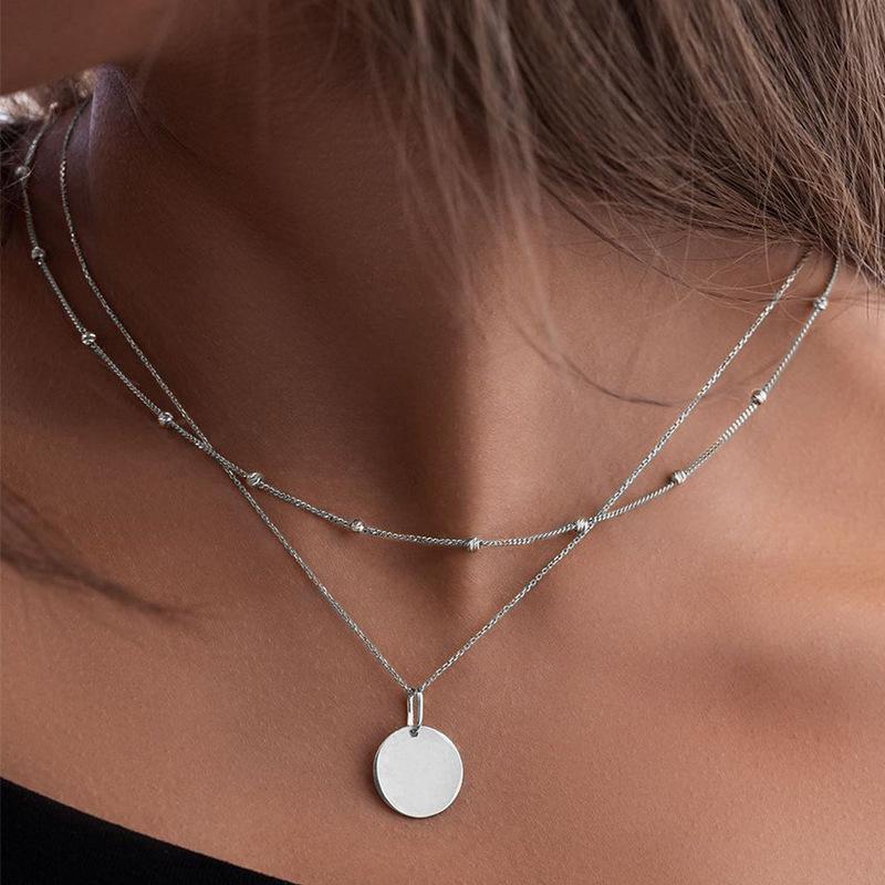 

Новый нишевый дизайн ювелирных изделий, сплавная подвеска, женская универсальная цепочка на ключицу, тренд