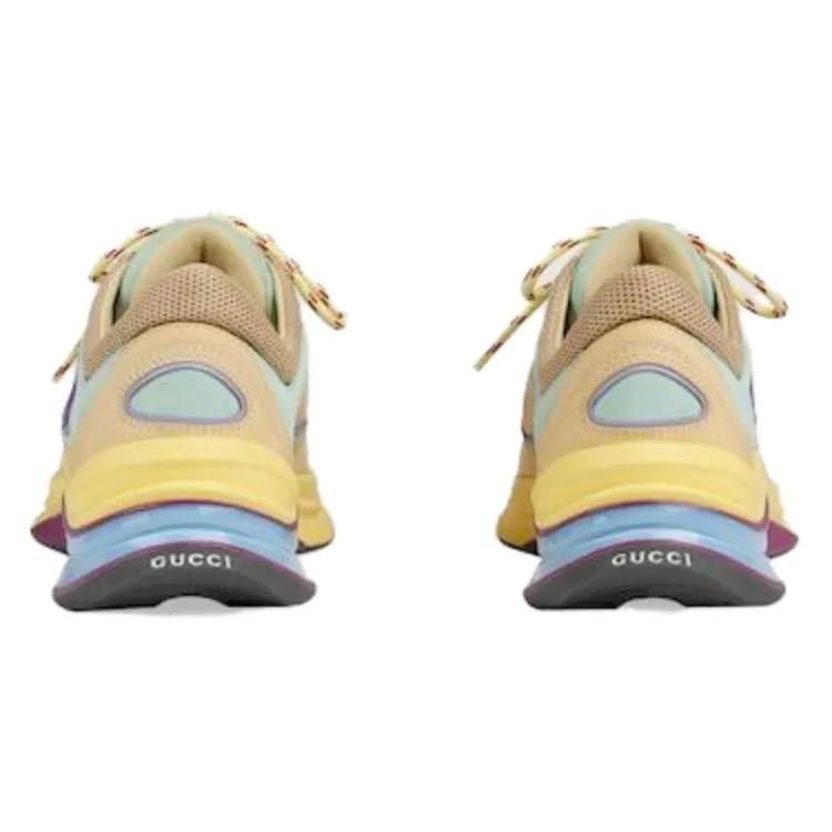 Gucci RUN Low Top Casual Shoes Women's Yellow (Unisex) Casual Shoes 746939 AAB62 9342