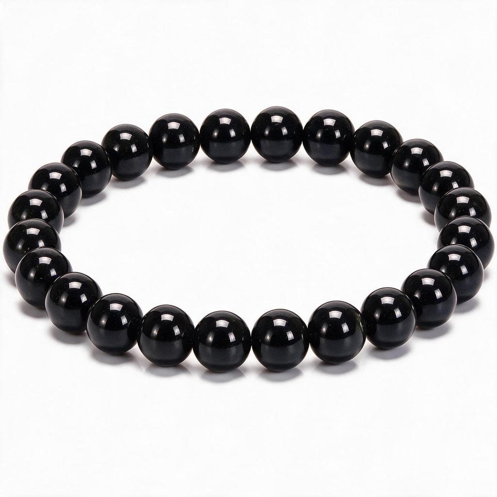 Natural Crystal Bracelet for Women Men, 8mm Semi-Precious Gemstone Beaded Stretch Bracelet, Yoga Chakra Energy Jewelry, Unisex Gift