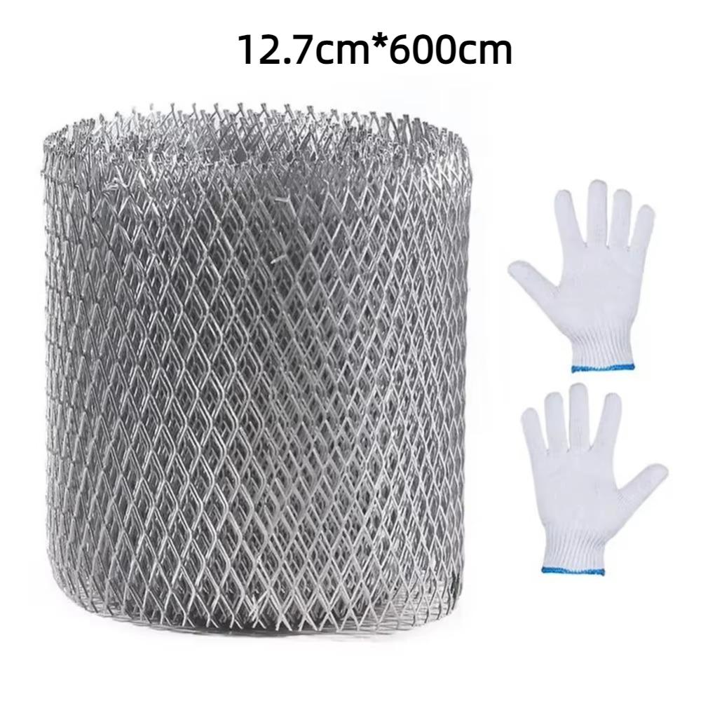 

Aluminum Mesh Guards Anti Clogging Gutter Covers Quality Protective Net Gutters 12.7cmx6m
