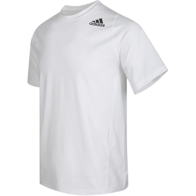 Adidas Ask Spr Ss Ftd Crew Neck Logo Solid Color Short Sleeve T-Shirt Men T-Shirts White CW1960