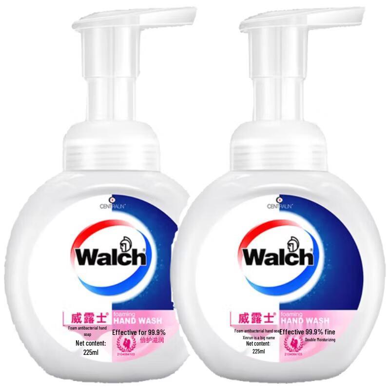 Walch Moisturizing Foam Antibacterial Hand Soap Twin Pack