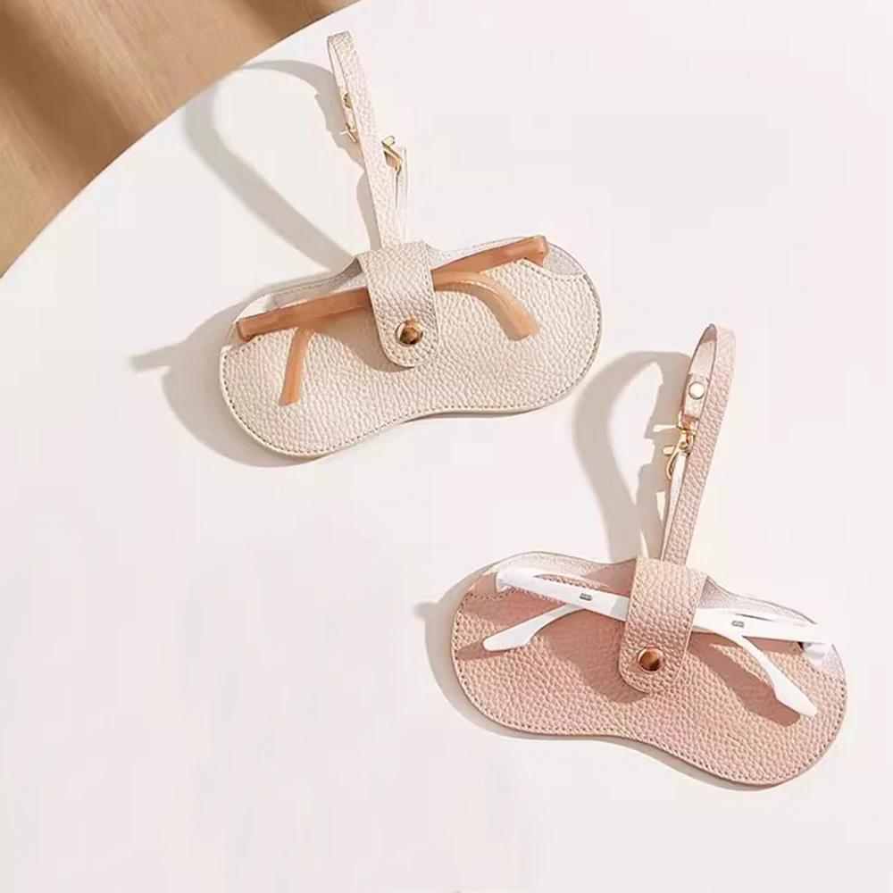 Soft Leather Glasses Bag Case Solid Sun Glasses Pouch Simple Eyewear Storage Bags Portable Sunglasses Box Eyeglasses Case