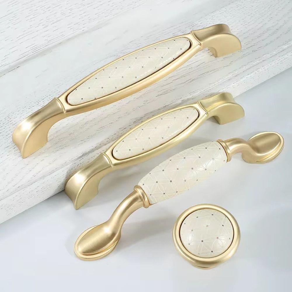 Vintage Furniture Handle Wear Resistant Drawer Knobs Durable Wardrobe Door Pulls  Shoe Cabinet