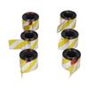 6PCS Bird Deterrent Reflective Scare Tape Bird Repellent Ribbon for Orchard Supplies Silver Red  Silver Yellow