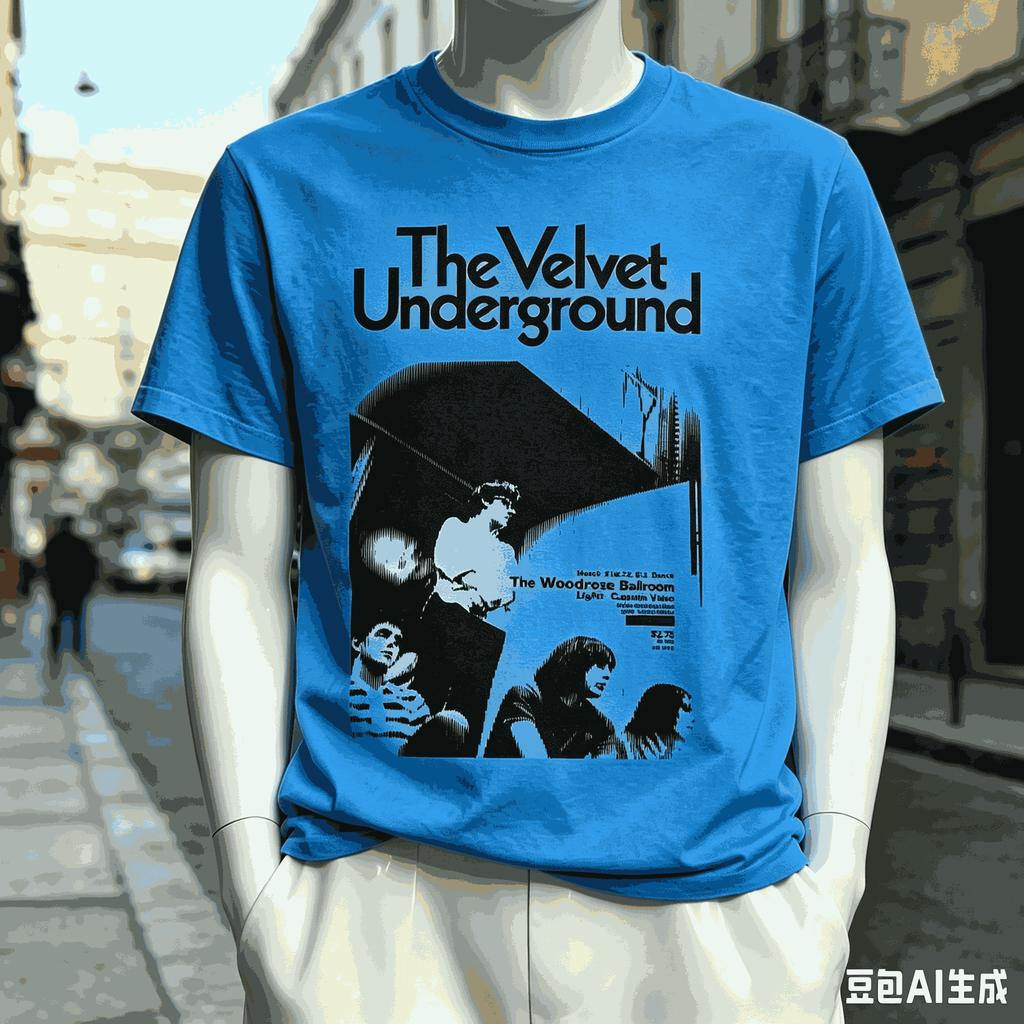 The Velvet Underground Für Fan Geschenk T-Shirt Unisex Unisex Harajuku Oversized Unisex Kurzarm Streetwear Hohe Qualität Paare T-Shirt