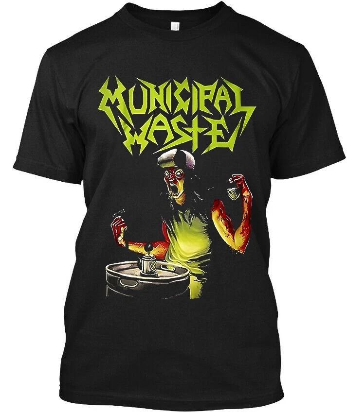 Limited New Popular Municipal Waste American Crossover Thrash Art T-Shirt 2XL