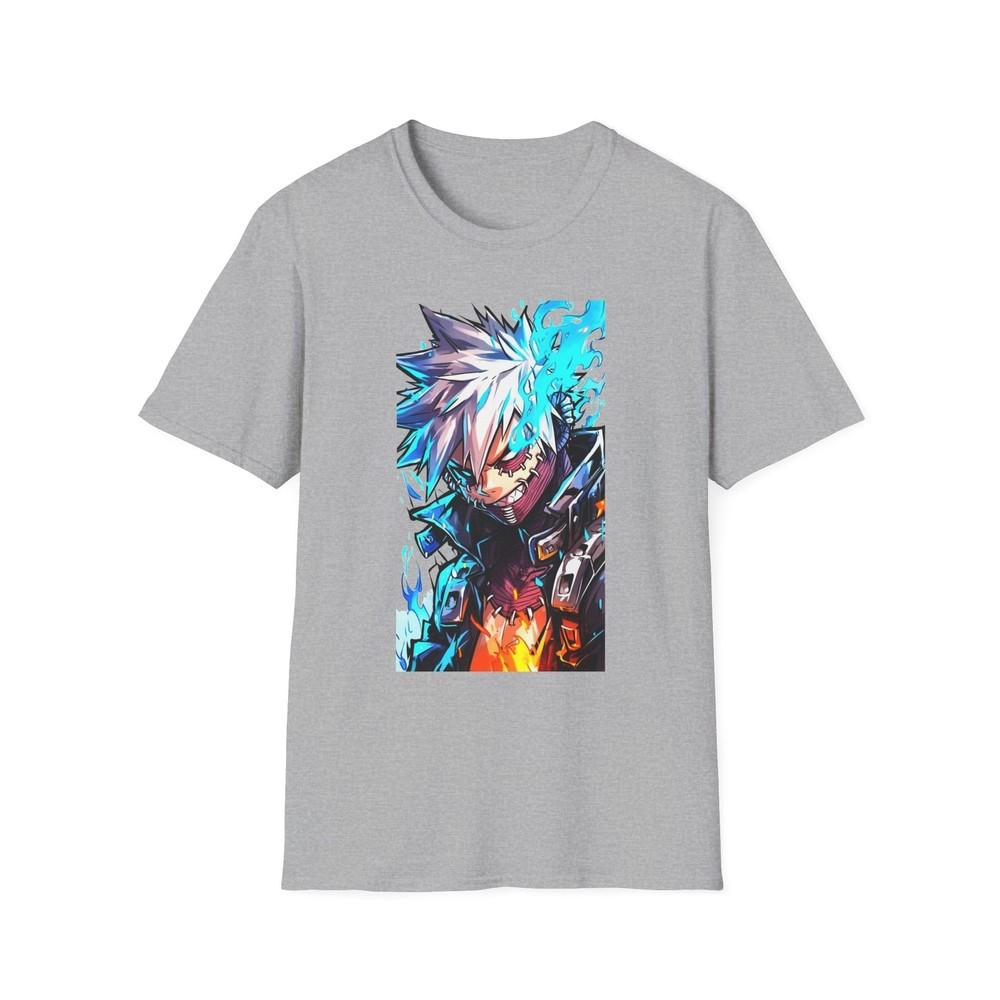 Anime Soft TShirt Dabi Toya Todoroki Unisex Jl Anime Front Printed Tee