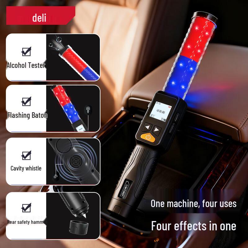 Deli High-Precision Breath Alcohol Tester