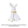 Rabbit Baby Comforter Blanket Soft Soothing Toy for Toddlers Sleeping Aid Hanging Animal Rattle