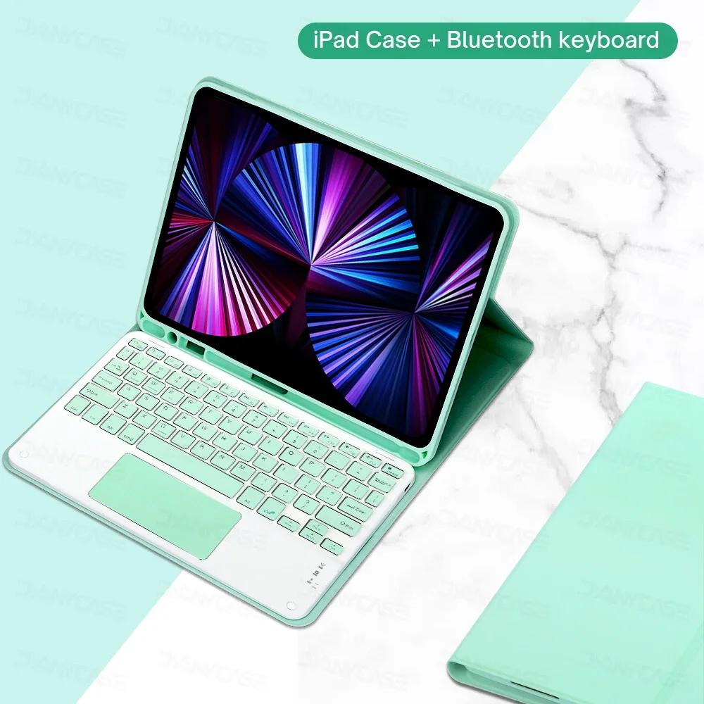 For IPad Keyboard with Case for New Ipad Air 11 M3 2025 Funda Separable Keyboard Cover