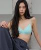 Michikoleondeonkosino Comfortable Basic Bralette Sky Mint