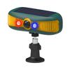 Alarme Alimentado por Energia Solar com Repelente de Animais por Voz e Ultrassônico - Sensor de Movimento com Alerta Sonoro e Luminoso