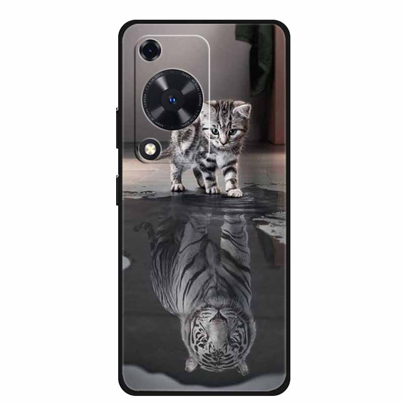 For Huawei Nova Y72 Phone Case Back Animal Cover for Huawei Nova Y72s Silicone Soft TPU Cases NovaY72 s Y 72 s Para Funda Bumper