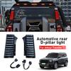 For Chery Jetour Touring Car T2 Three-row D-pillar Light Tail Stereo Turn Warning Light LED Side Panel Light Accessories A Pair