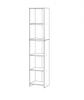 Office Bookcase Sonoma Oak 40 CM 5 Shelves Standing Column for Living Room
