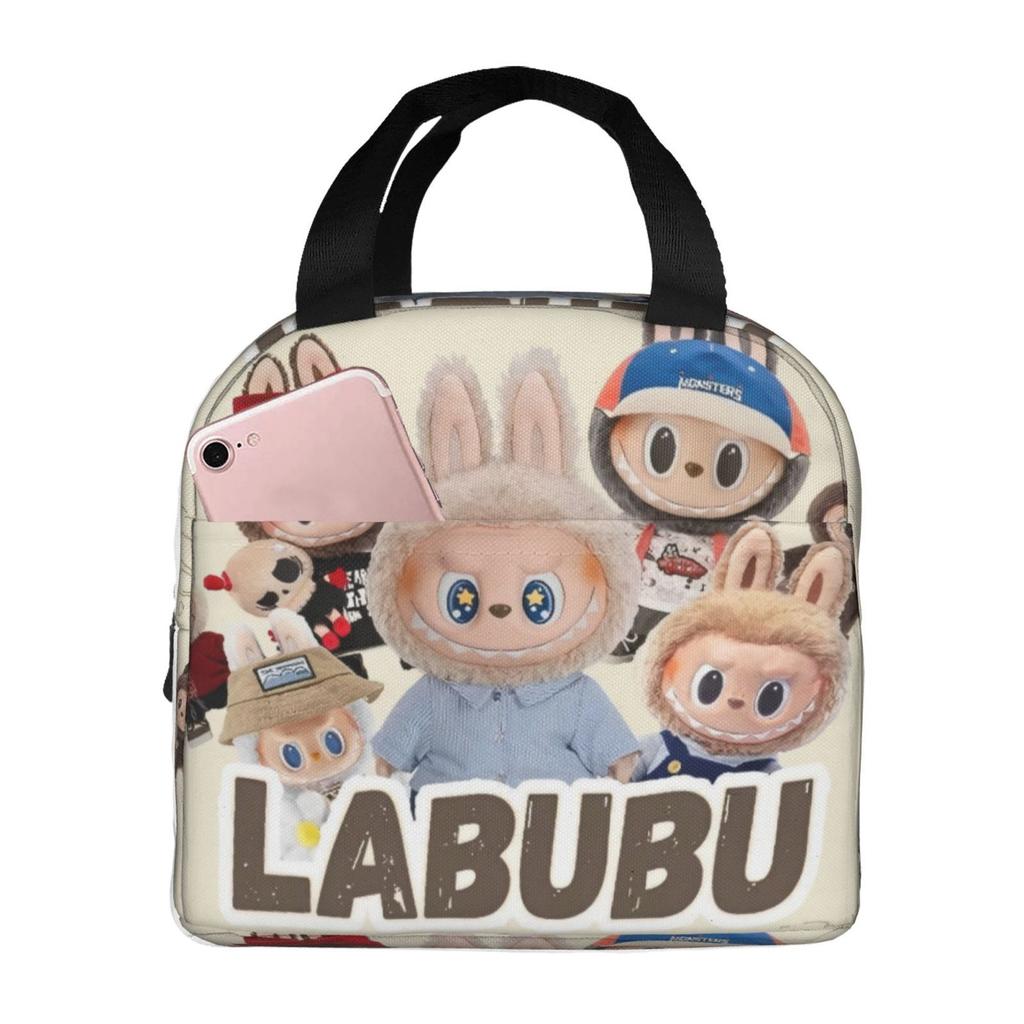 Lunch Bag Children'S Fully Printed Picnic Bag Cartoon Animation Portable Thermal Insulation Bag Convenient Lunch Box Bag