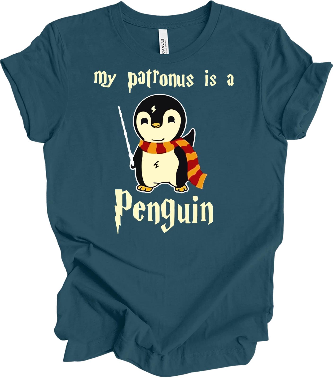 My Patronus Is A Penguin T shirt - Cute Potter Gift L
