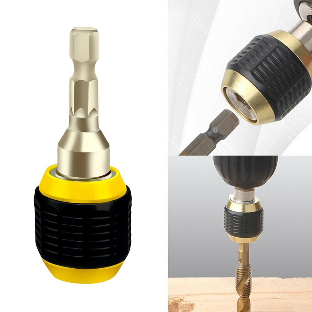 Quick Release Hex Connector for Electric Drill Compatible with 1/4 Inch Chuck