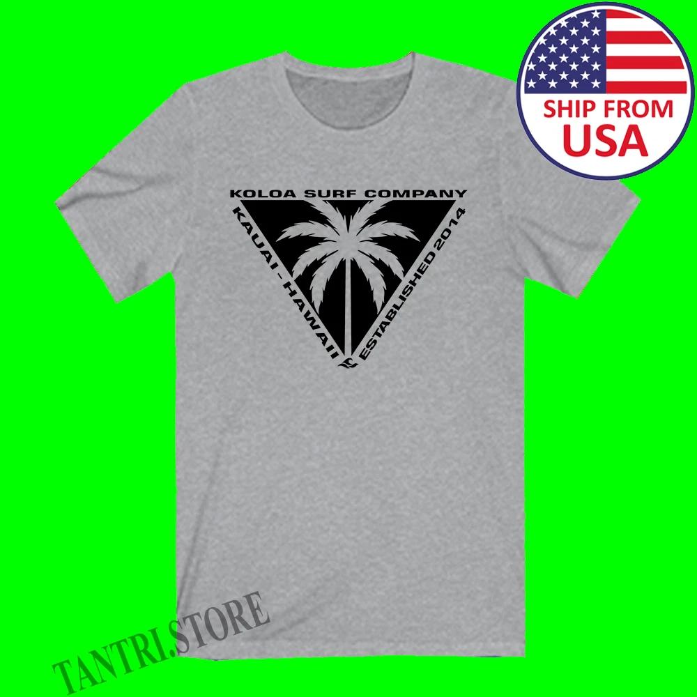 Koloa Surf Palm Men s Grey Size S to 3XL 3XL