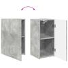 TV Cabinet Set 4 pcs Concrete Grey Particleboard