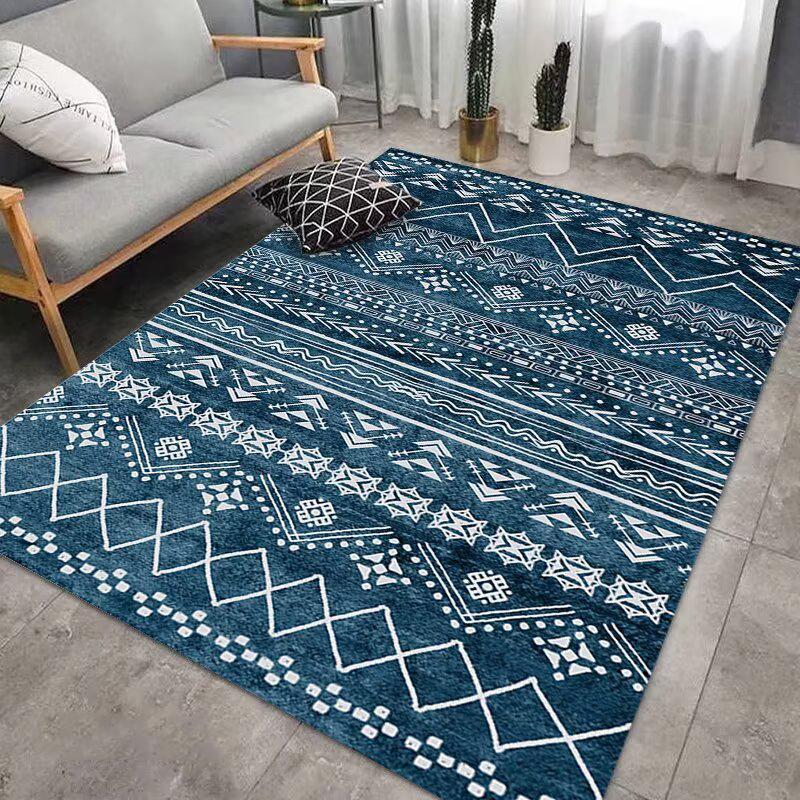 Morocco Style Decoration Home Carpet Living Room Big Size Soft Non-slip Mat for Kids Senior Gaming Room Decorative Rug Washable