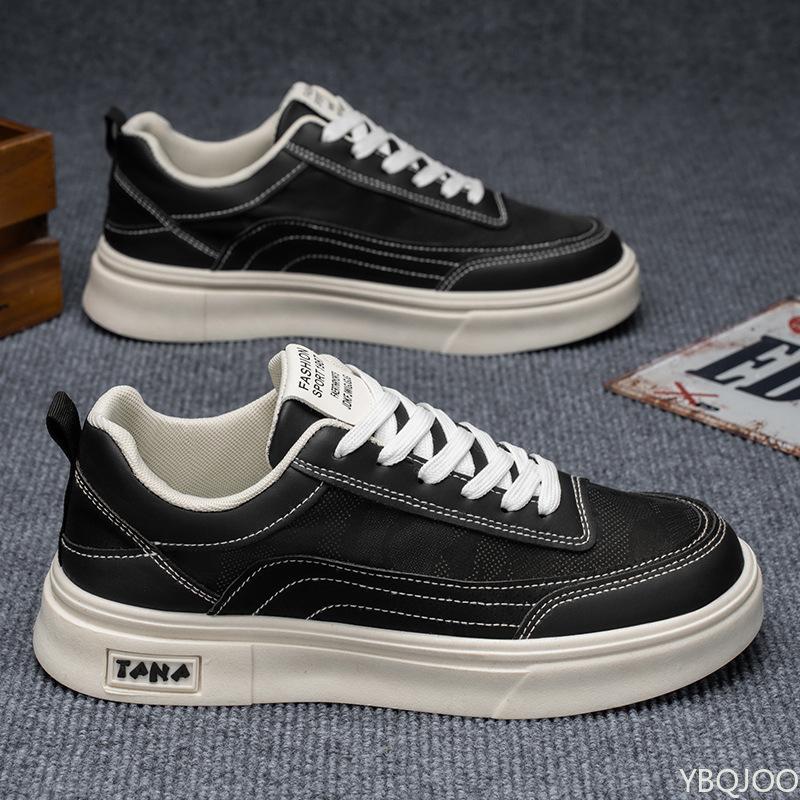 Fashion Summer Men's New Breathable Canvas Shoes Men's Trendy Versatile Thick Bottom Simple Comfortable Sports Leisure Board Shoes