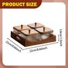 Compartmentalized Serving Tray for Dried Fruit, Sturdy, Portable, Multifunctional, Dustproof,