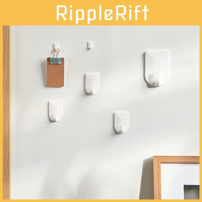 Wall Abs Adhesive Hooks Heavy Duty For Kitchen Bathroom Storage Tool Durable