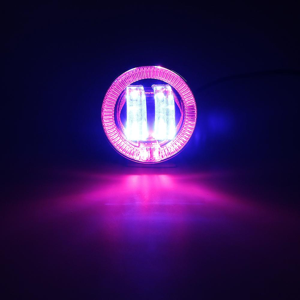 12-80V 11W Led Motor Projector 2.5inch Led Motorcycle Headlights with angel eye halo ring