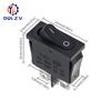 10x22mm KCD1-110 Black Super Thin Rocker Switch NO/OFF 2 Pin Small Instrument Power Switch 6A 250VAC /10A 125VAC