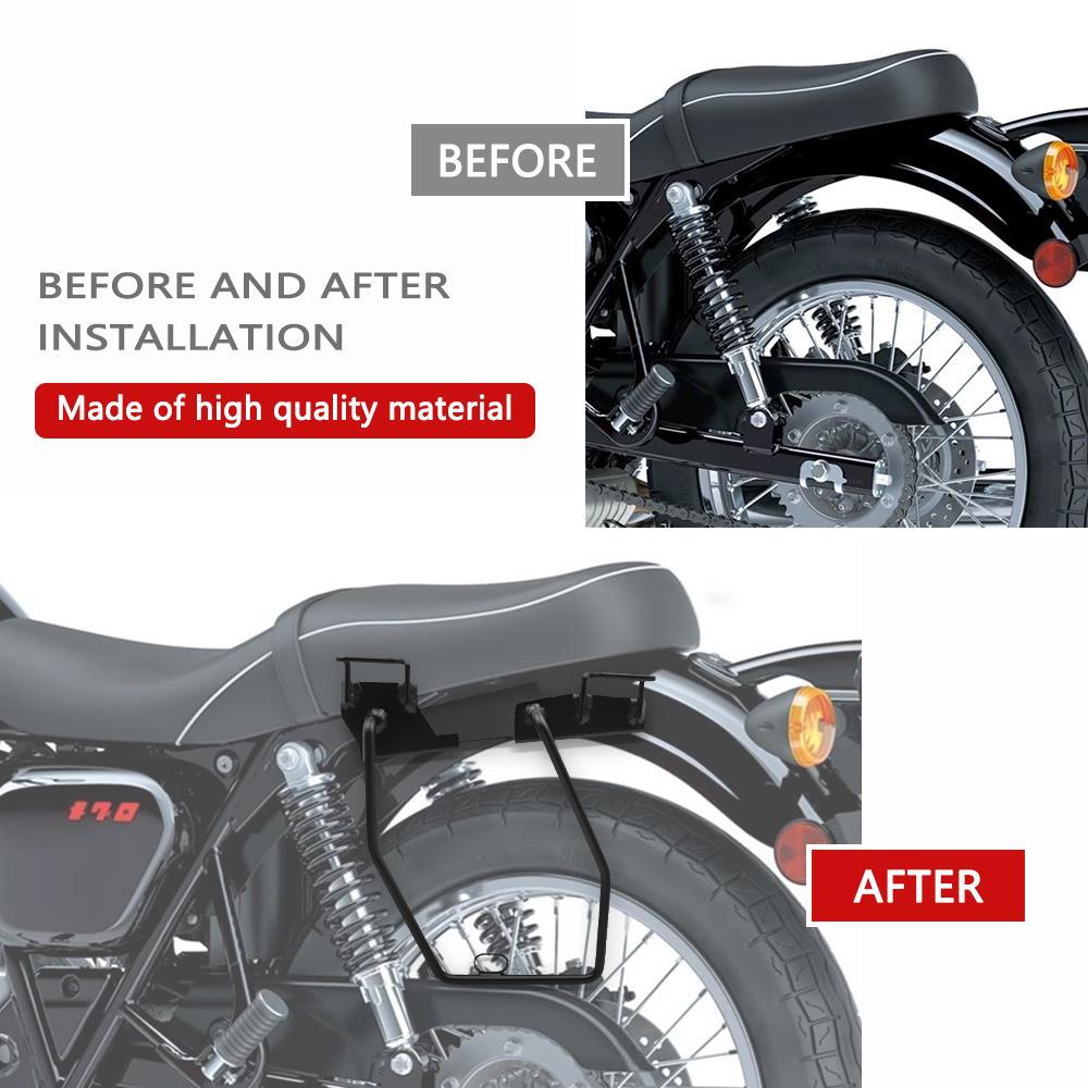 For W230 2025 MEGURO S1 2025 Pannier Rail Saddlebag Support Holder Side Storage Bag Bracket w230 Trunk Frame Motorcycle