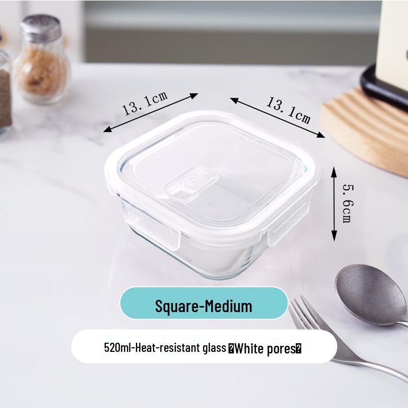 High Borosilicate Glass Food Storage Containers