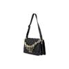 Versace Jeans Couture Vintage Quilted Chain Letter Logo Pendant Tote Shoulder Bag Women bags Black 73VA4BC4-ZS409-899
