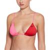 Womens/Ladies Colour Block Triangle Cups Bikini Top