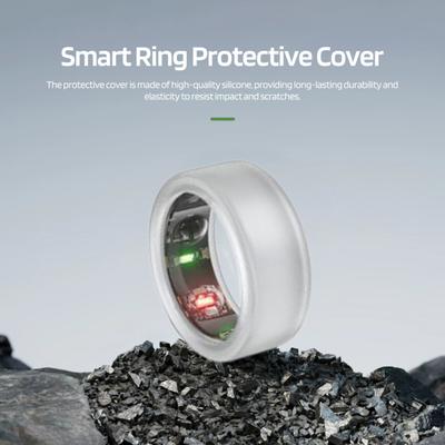 1/2Pcs Silicone Ring Protective Cover Ring Protector Wear Resistant Scratch-proof Easy To Install Smart Ring Sleeve for Oura Ring Gen