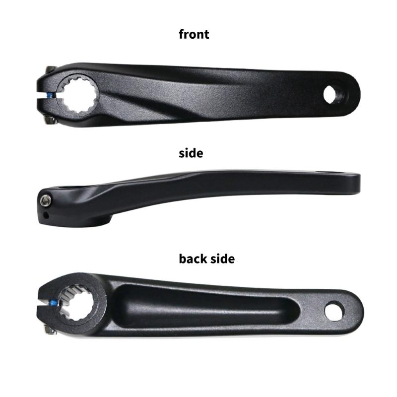 12T Bicycles Left Crank Arm Aluminum Alloys Hollow Designs Bicycles Crankset Suitable for Front Wheel 12 Slot Drivetrain