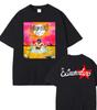 Summer New Music Style Printed Tshirt Suitable For Both Unisex And Unisexfashionable And Versatilebreathable Pure Cotton Tshirt