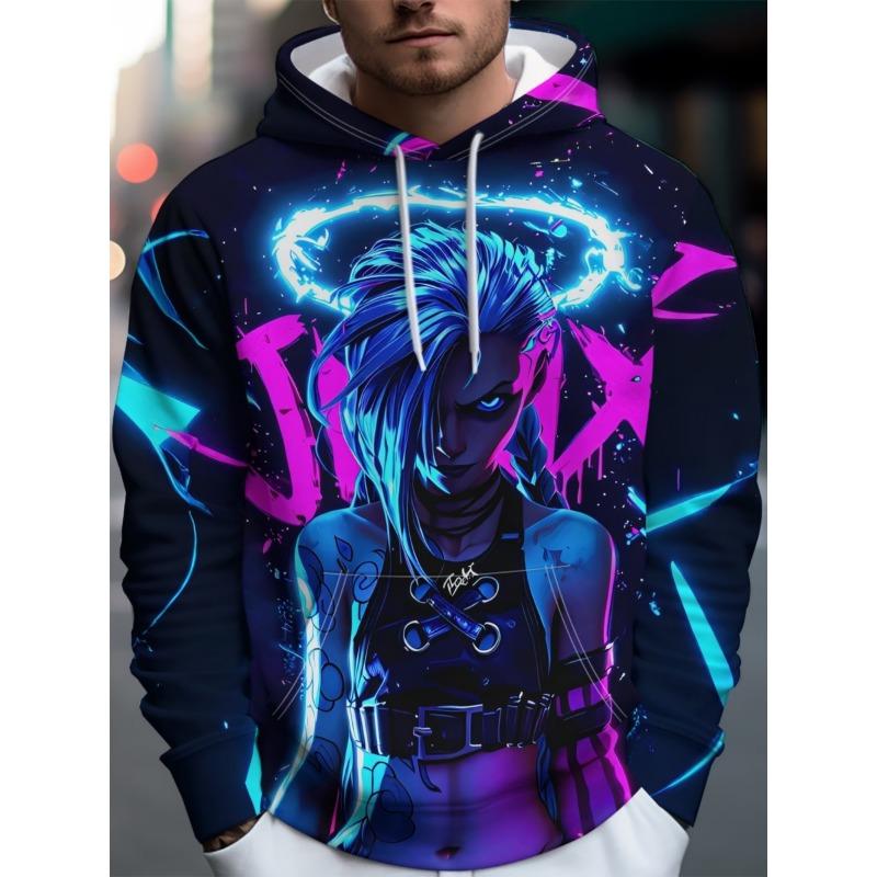 Men's Plus Size Hooded Sweatshirt