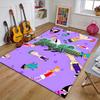 Phineas and Ferb Design Area Rug Personalized Name- Non-Slip, Soft & Cozy Floor Mat for Living Room, Office - Indoor/Outdoor Carpet