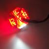 Brake Motorcycle Tail Light Running Maltese Cross Rear License Universal Quads Choppers DC 12V Dirt Bike Plate