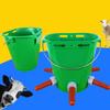 8L Large Capacity Cattle Feeding Bucket Heavy Type Plastic Cattle Milk Bucket for Easy Carrying And Cleaning