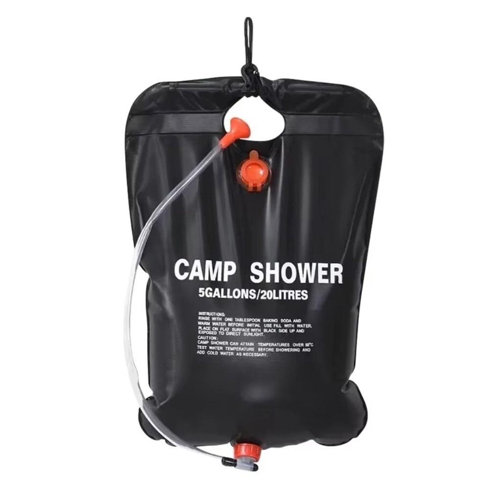 Compact Foldable Water Bag 20L Outdoor Shower Bag Multi-Purpose Solar Shower Bag  Camping Trips